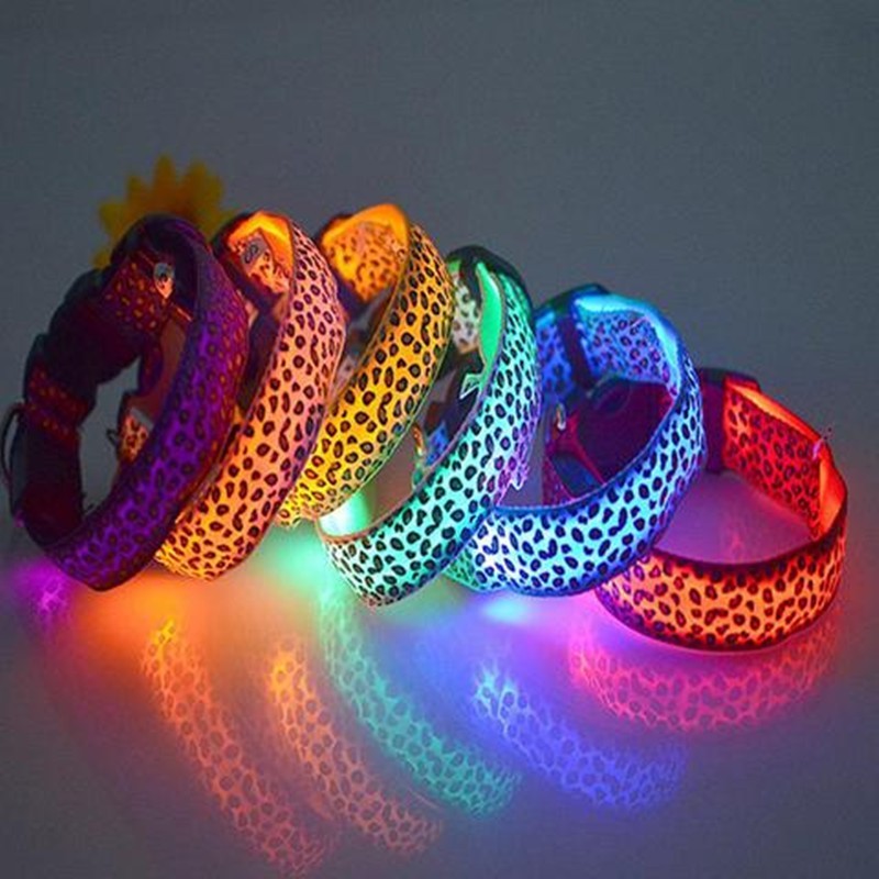 Collare LED in Nylon