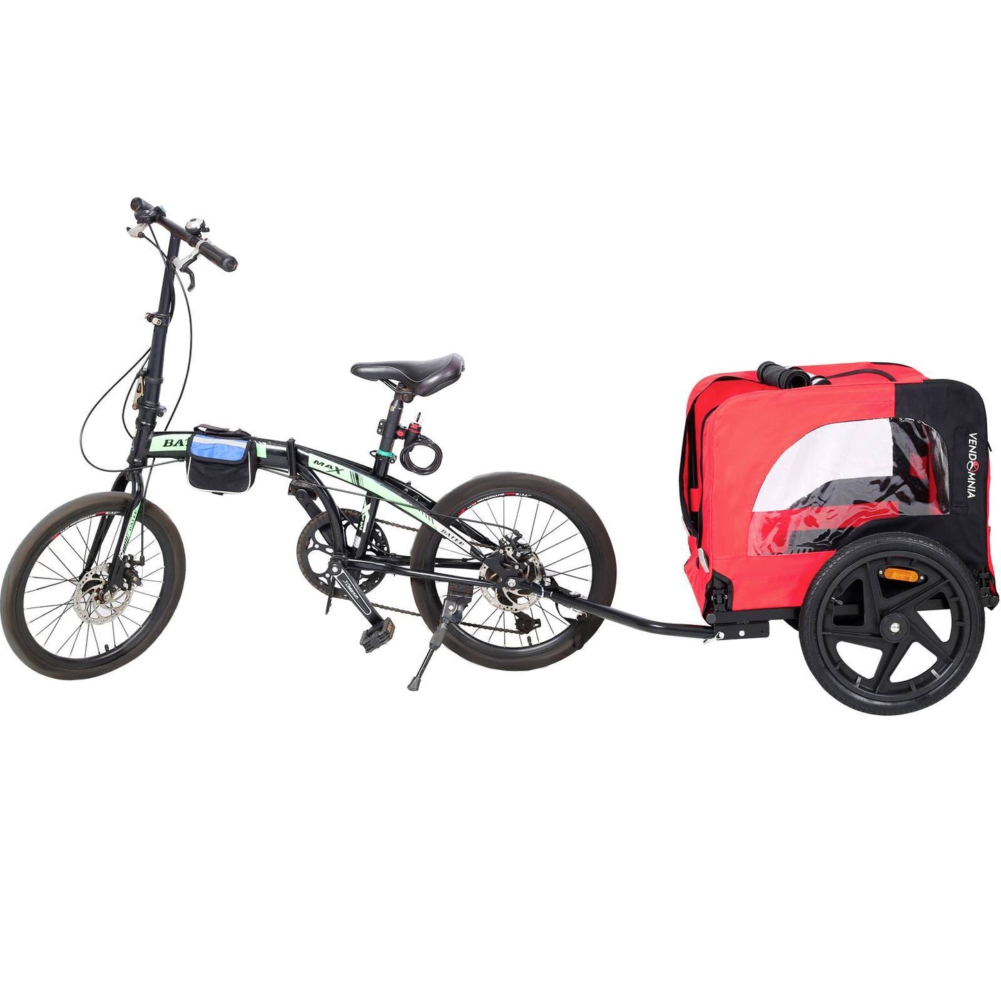 Rimorchio Pieghevole per Bicicletta per Cani