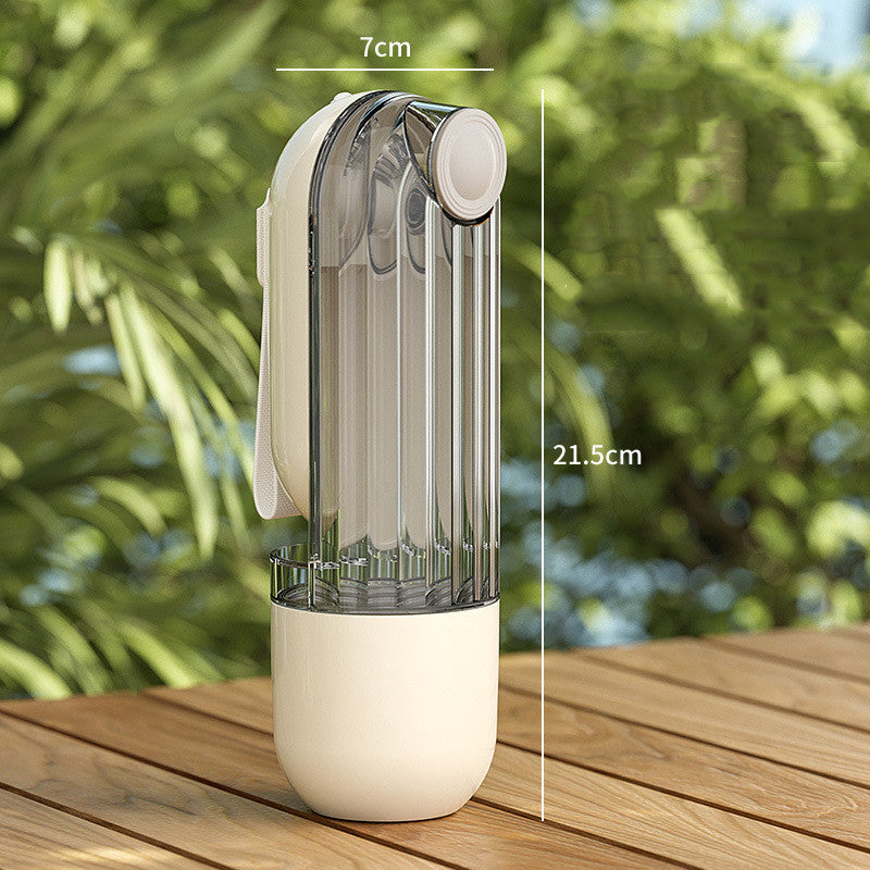Borraccia 2 in 1 per Cani - Dispenser d’Acqua e Cibo Portatile